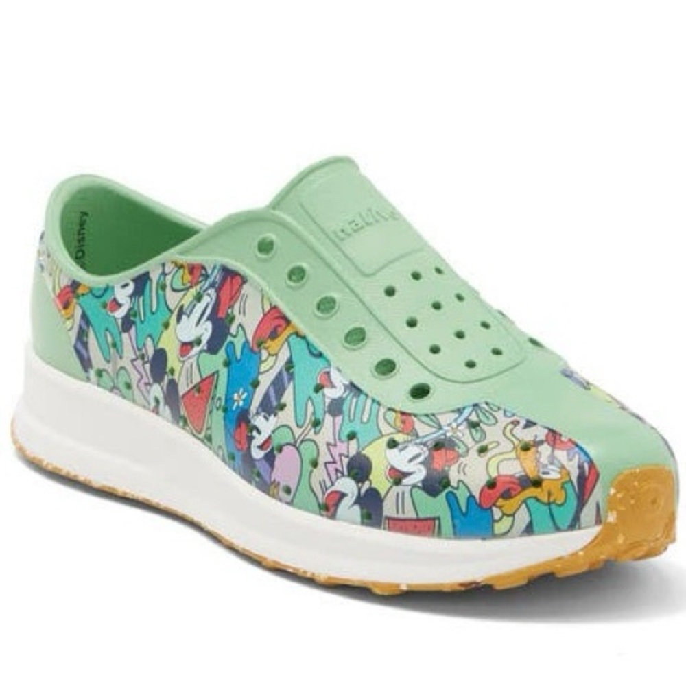 Disney X Native Kids Robbie Sugar Mickey Mouse Slip-On Green Size toddler baby 5